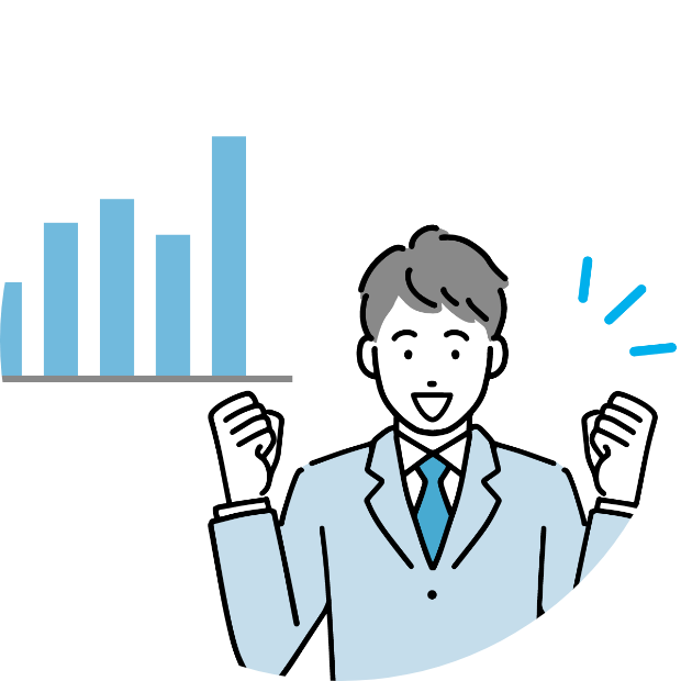 人手を増やさず案件数が1.5倍に